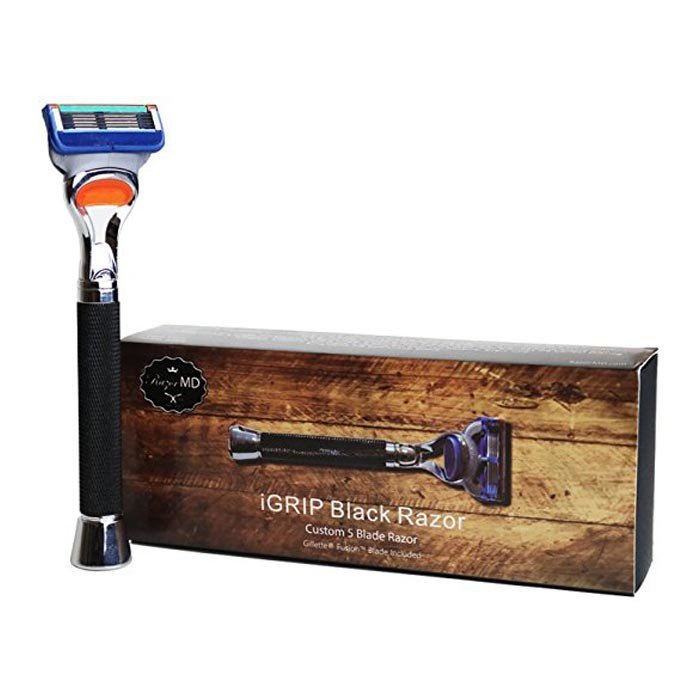 RAZOR MD iGRIP Black Razor - 5 blade