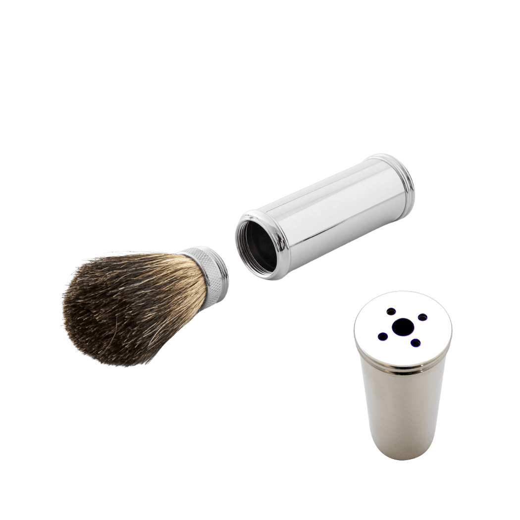 RAZOR MD CR21 Travel Shave Brush - 3 piece