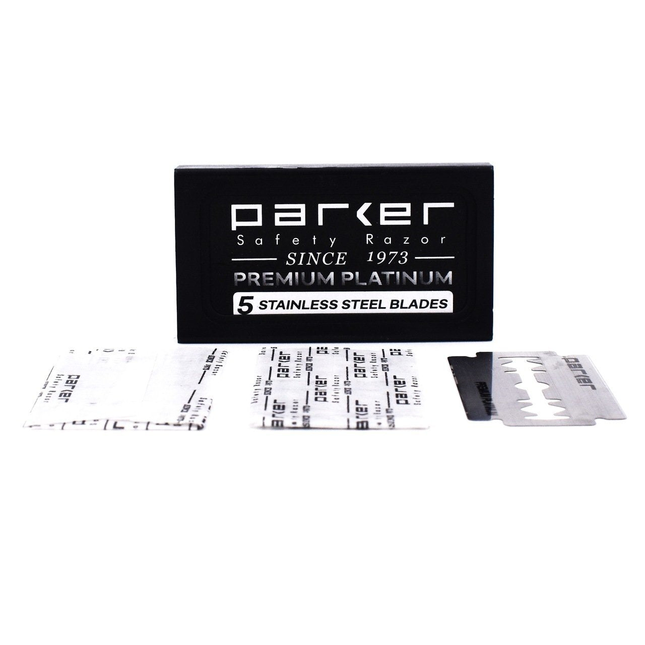 Parker Premium Platinum Double Edge Razor Blades, 5 Count