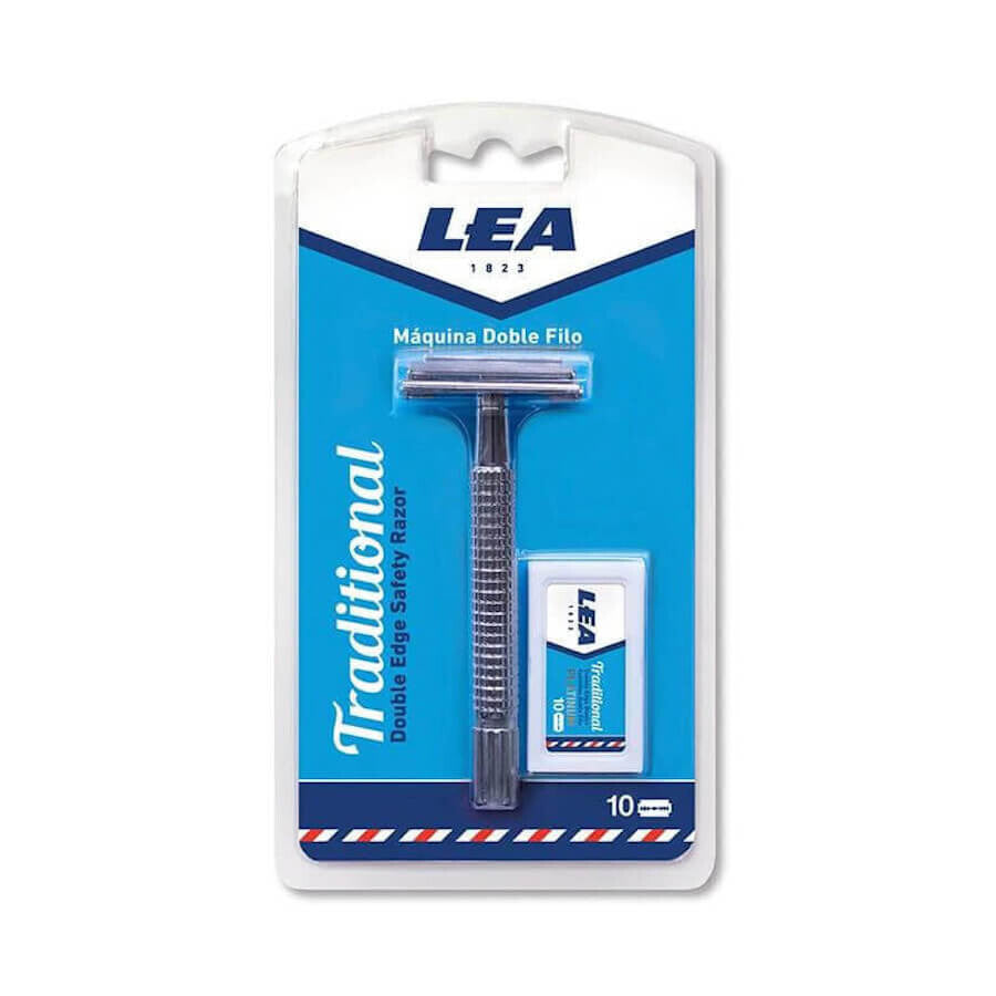 LEA Traditional Double Edge Safety Razor + 10 Blades