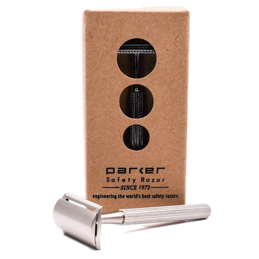 Parker 78R-SC Double Edge Razor, Satin Chrome