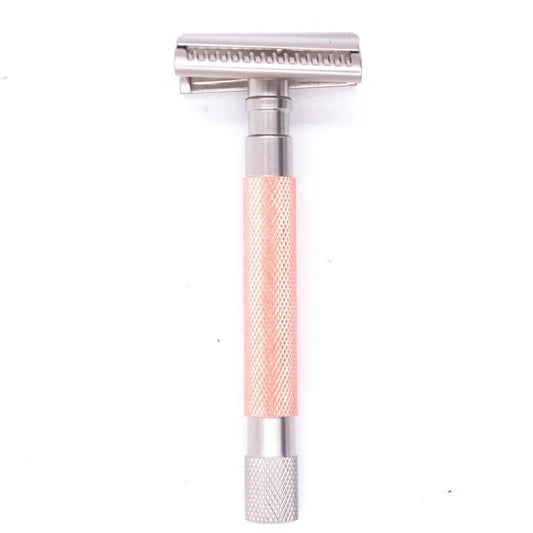 Parker 55SL-RG Semi-Slant Double Edge Razor, Rose Gold