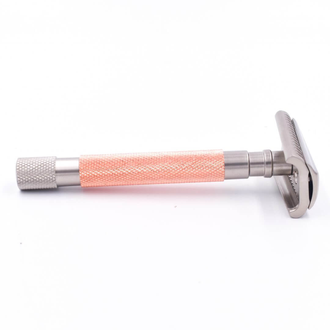 Parker 55SL-RG Semi-Slant Double Edge Razor, Rose Gold
