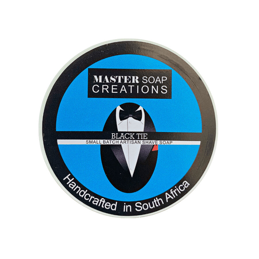 Master Soap Creations Black Tie Artisan Shaving Soap