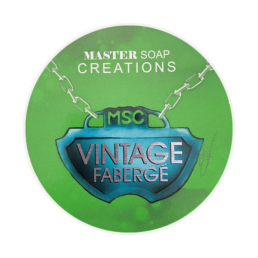 Master Soap Creations Vintage Faberge Artisan Shaving Soap