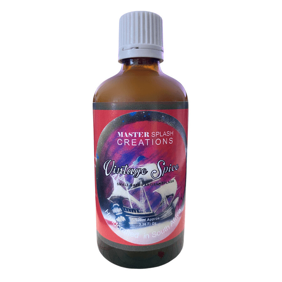 Master Soap Creations Vintage Spice After Shave Splash