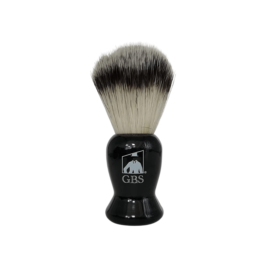 GBS 6 Piece Shaving Kit - Balm, Brush, Pre-Shave, Razor, Shaving Cream, and Bag