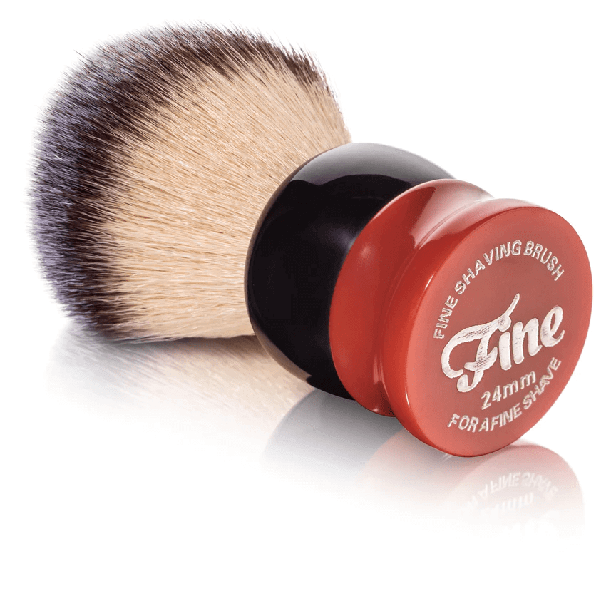 Fine Accoutrements Stout Shaving Brush Orange/Brown