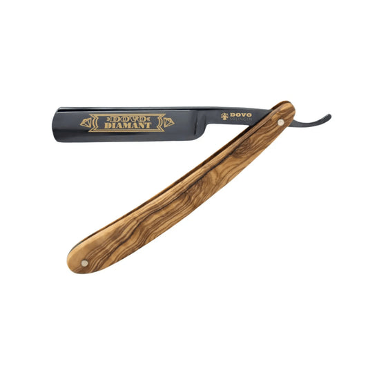 Dovo Diamond Straight Razor with Olive Wood Scales
