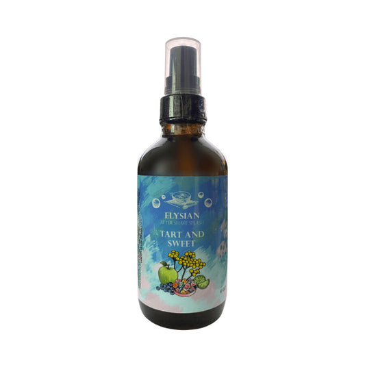 Elysian Soap Tart and Sweet After Shave Splash