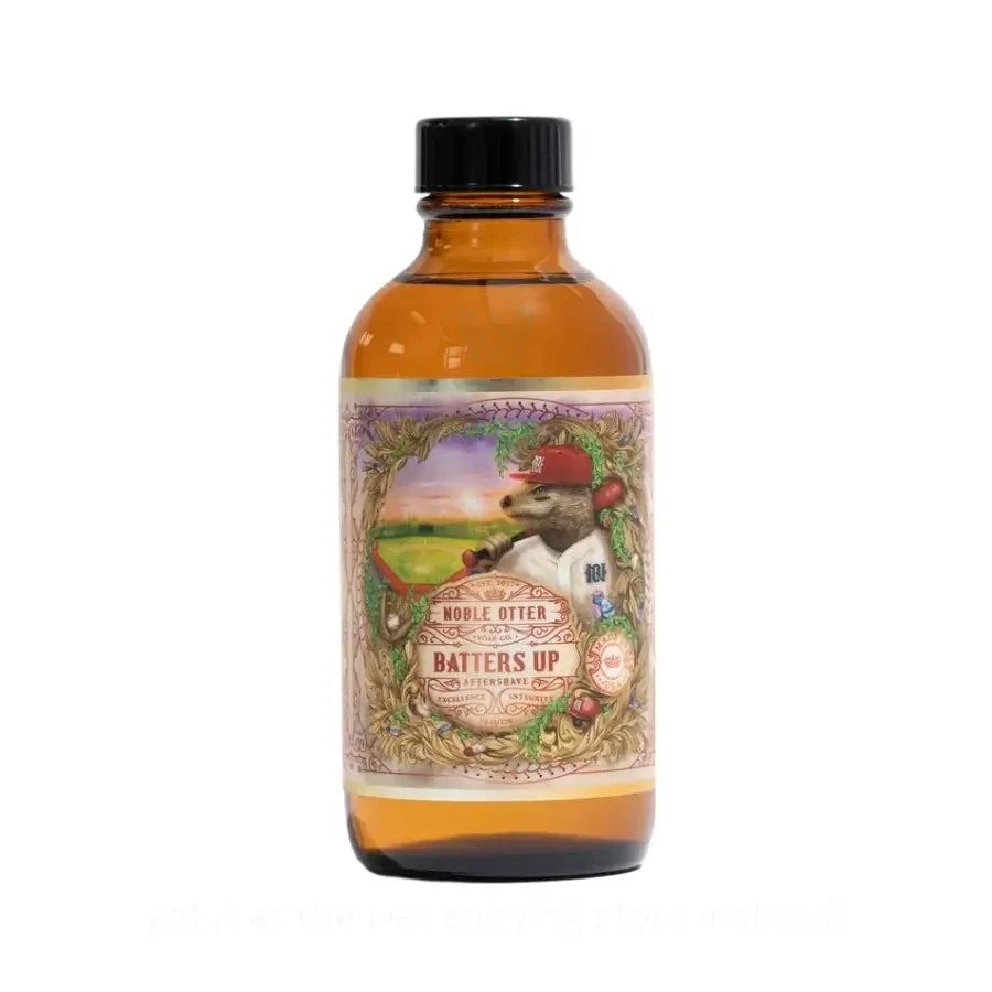 Noble Otter Batters Up After Shave Splash