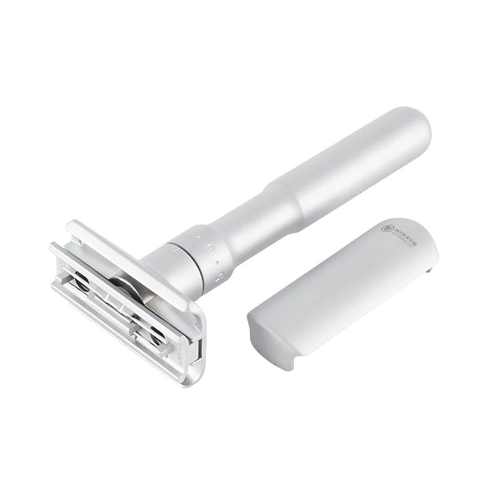 Merkur Futur Adjustable Double Edge Safety Razor, Brushed Finish