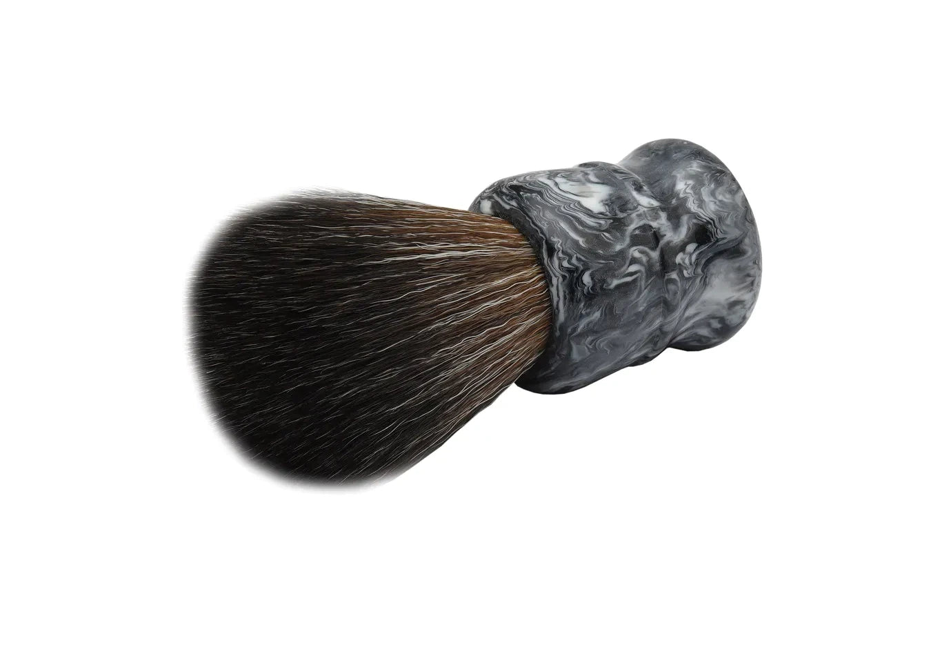 Pearl Shaving Synthetic Shaving Brush with Marble Gray Resin Handle, SBB-97