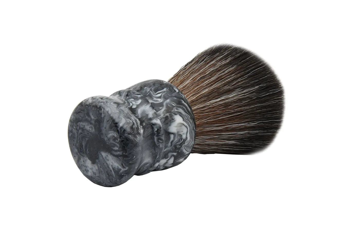 Pearl Shaving Synthetic Shaving Brush with Marble Gray Resin Handle, SBB-97