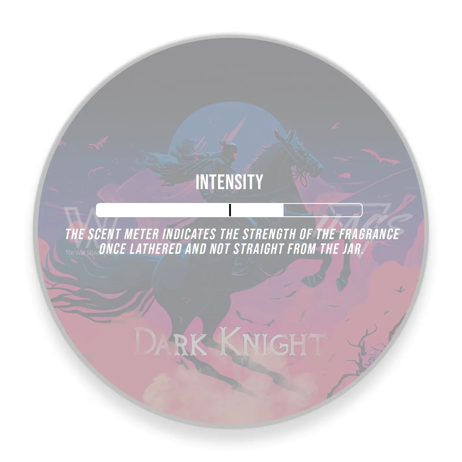 HAGS Dark Knight Artisan Shave Soap, HATHOR Base