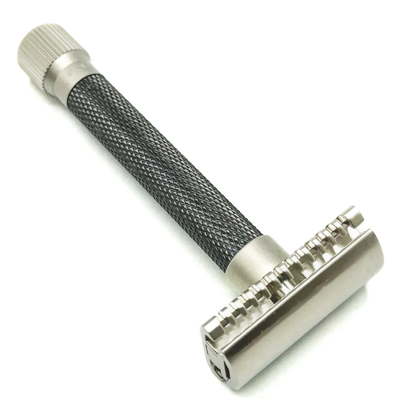 Parker Variant Open Comb Adjustable Double Edge Safety Razor - Graphite