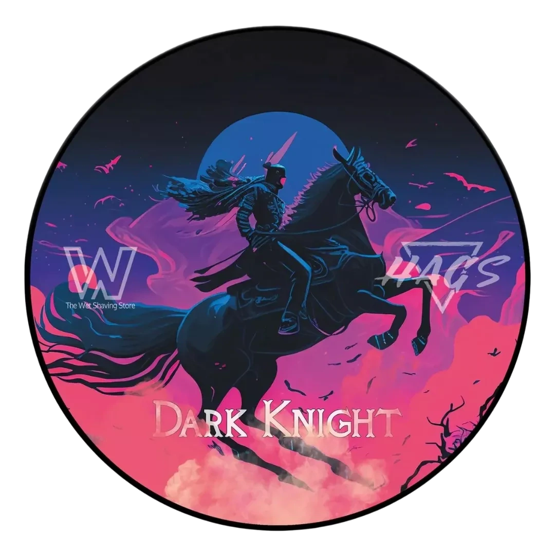 HAGS Dark Knight Artisan Shave Soap, HATHOR Base