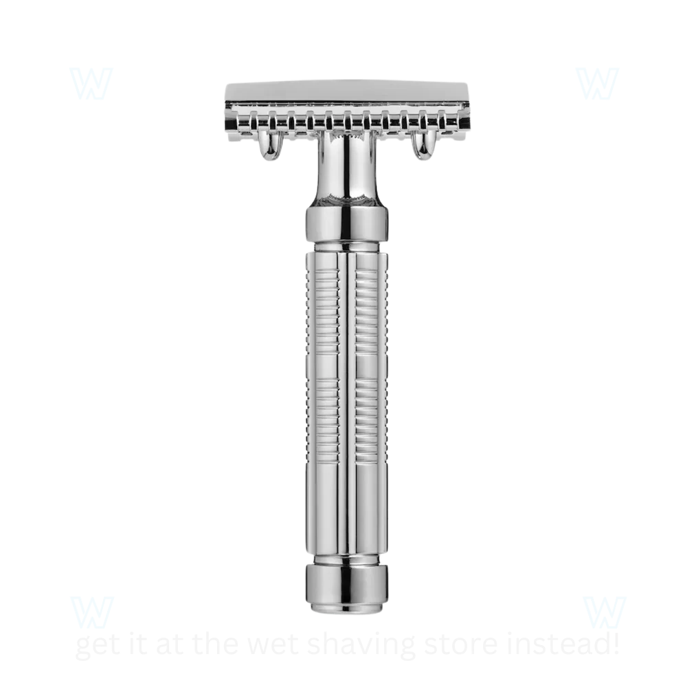 Fine Accoutrements DE5 Double Edge Safety Razor with 5 Feather Blades