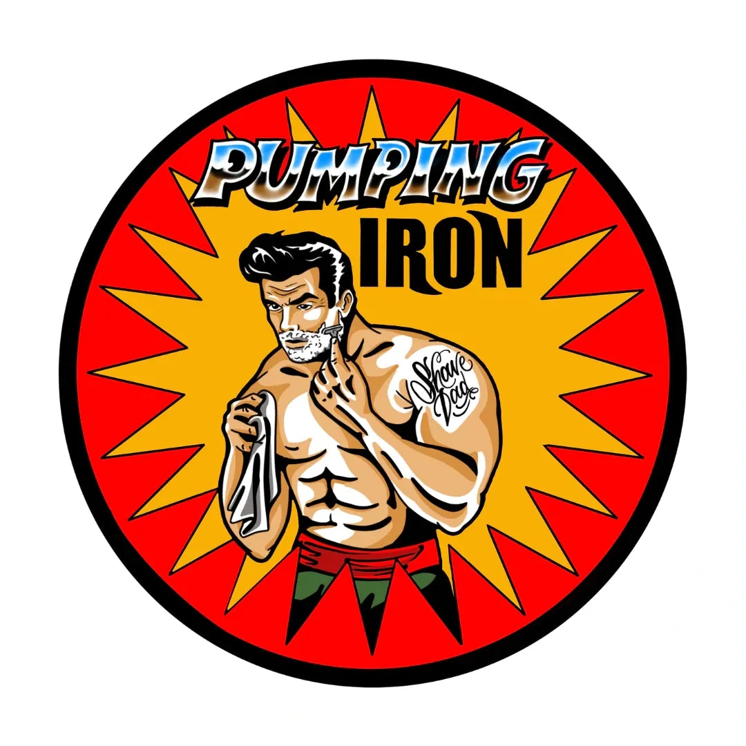 Shave Dad Pumping Iron Premium Artisan Shave Soap by Strike Gold Shave