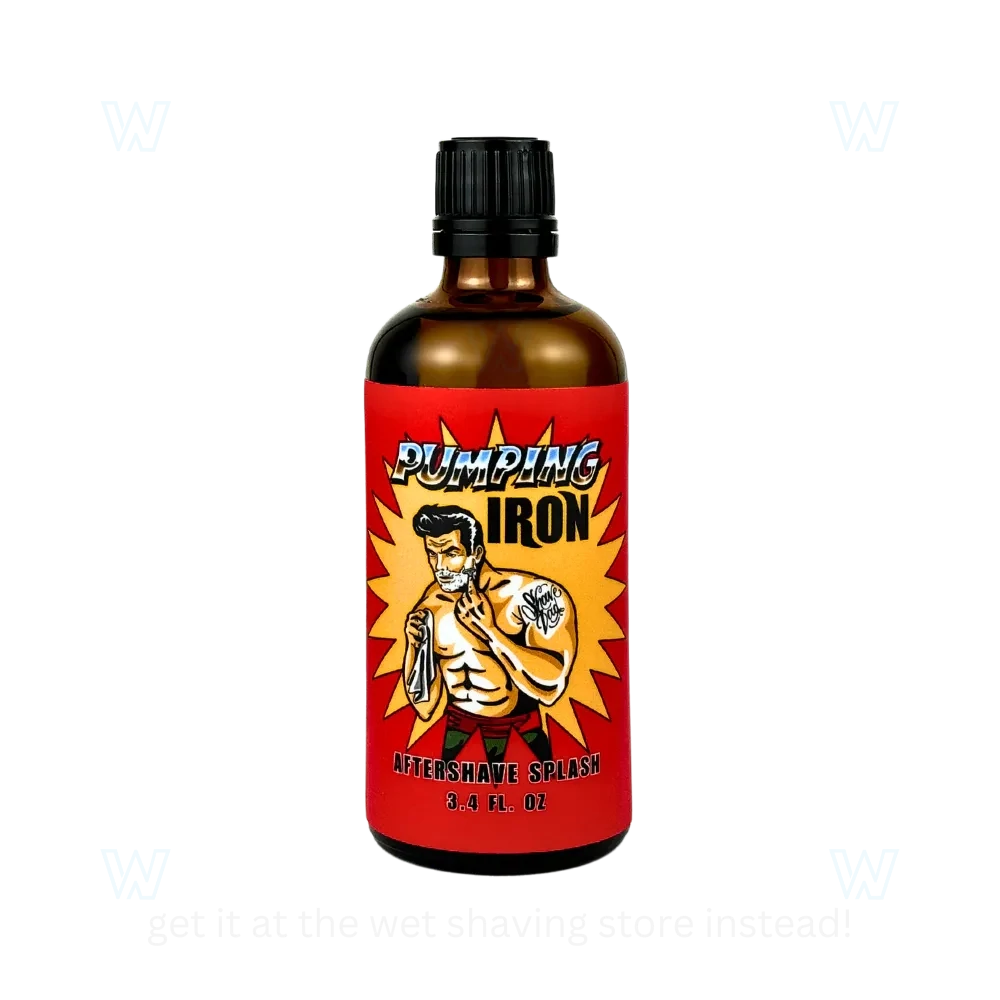 Shave Dad Pumping Iron Premium After Shave Splash by Strike Gold Shave