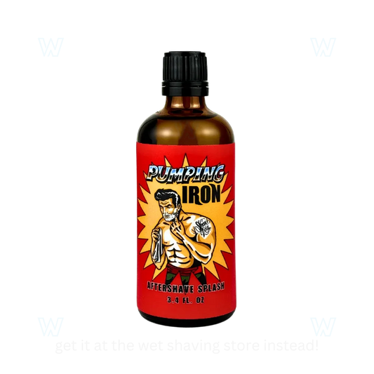 Shave Dad Pumping Iron Premium After Shave Splash by Strike Gold Shave