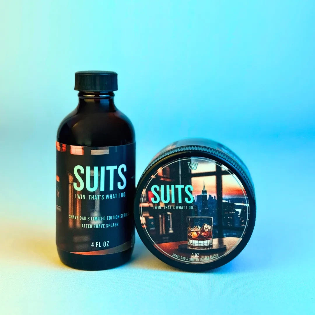 Shave Dad SUITS Premium Artisan Shave Soap by Azalea City Suds