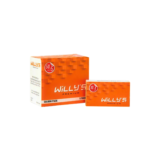 Willy's Premium Double Edge Safety Razor Blades Saloon Pack
