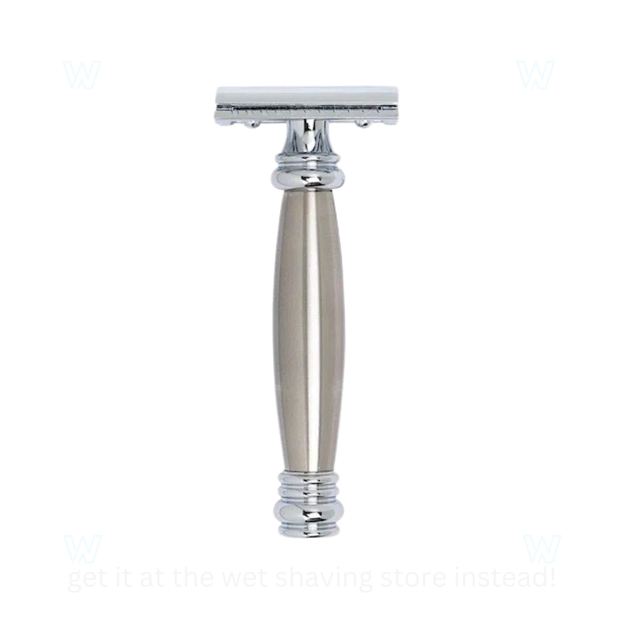 Merkur 43M / 43C Stainless Steel Handle Double Edge Safety Razor