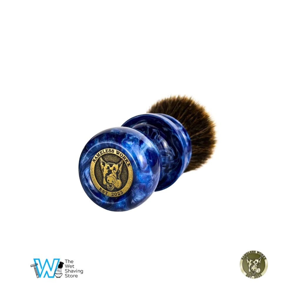 Nameless Workx 25-0005 Hand-Turned Shaving Brush - Premium Synthetic G5C Knot