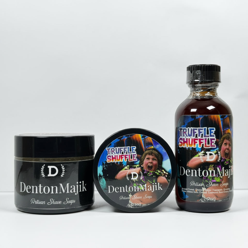 Denton Majik Truffle Shuffle Shave Soap & Aftershave Set
