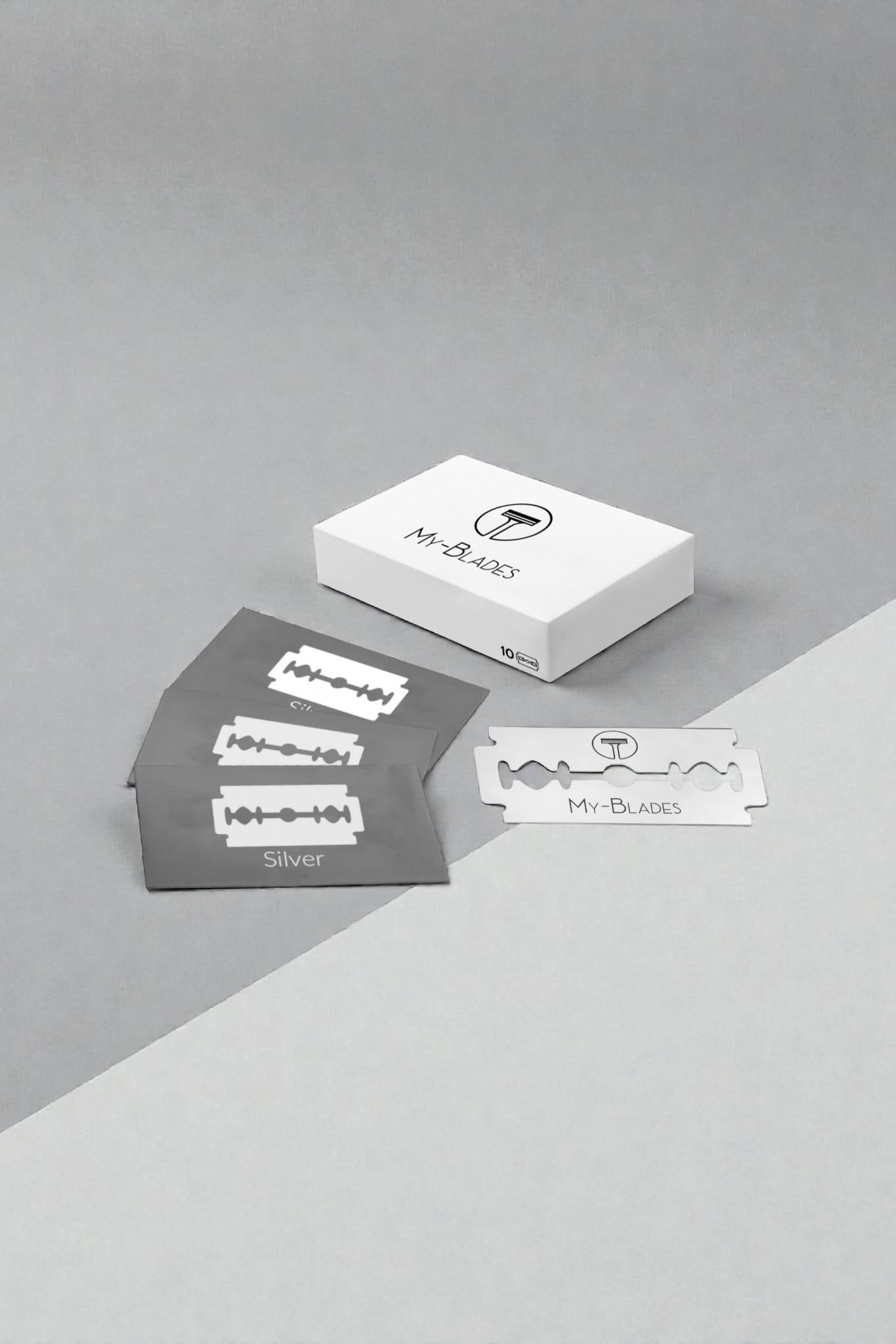 My Blades - Silver Double Edge Razor Blades 100ct.