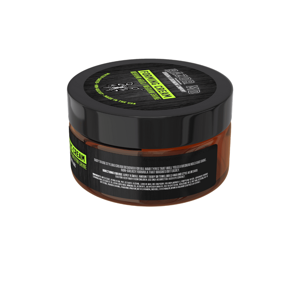 RAZOR MD Hair Styling Forming Cream - Water Based  - 3.75oz - MADE IN USA
