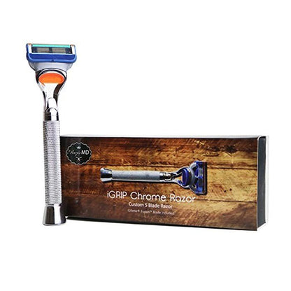RAZOR MD iGRIP Chrome Razor - 5 blade