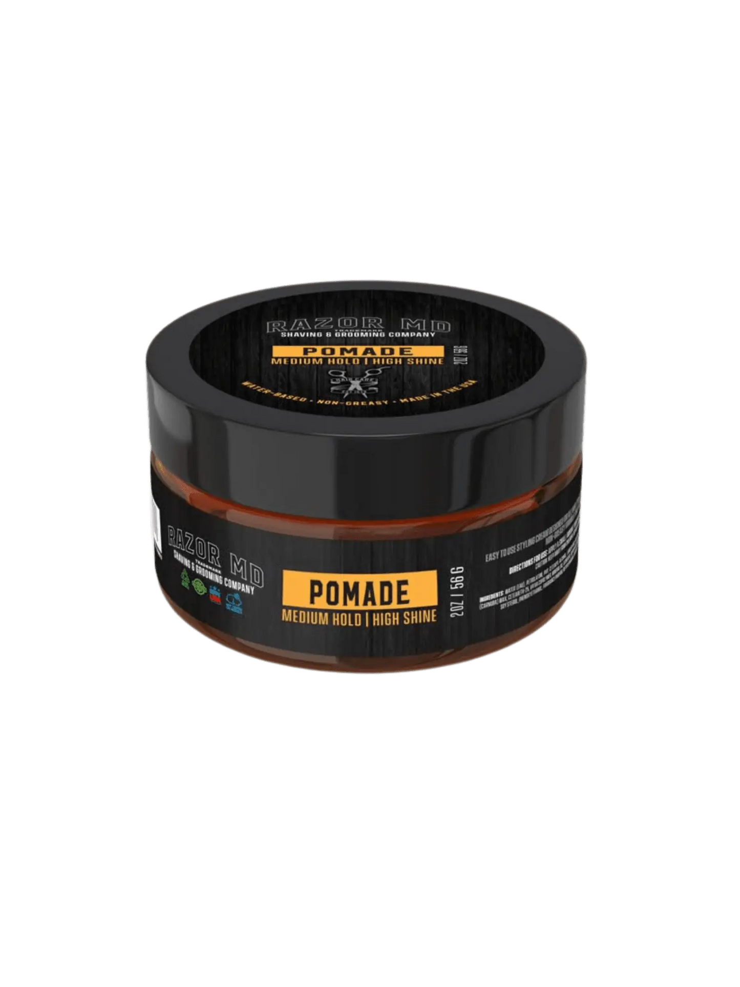 RAZOR MD Hair Styling Pomade - 2 oz - MADE IN USA