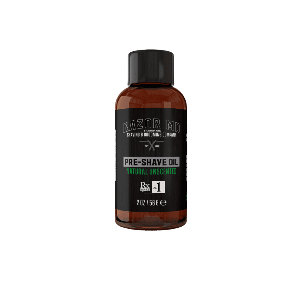 RAZOR MD Natural Unscented Pre Shave Oil Serum