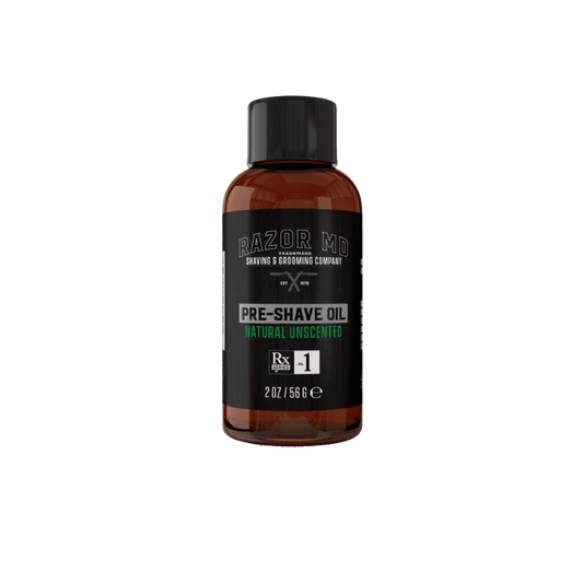 RAZOR MD Natural Unscented Pre Shave Oil Serum