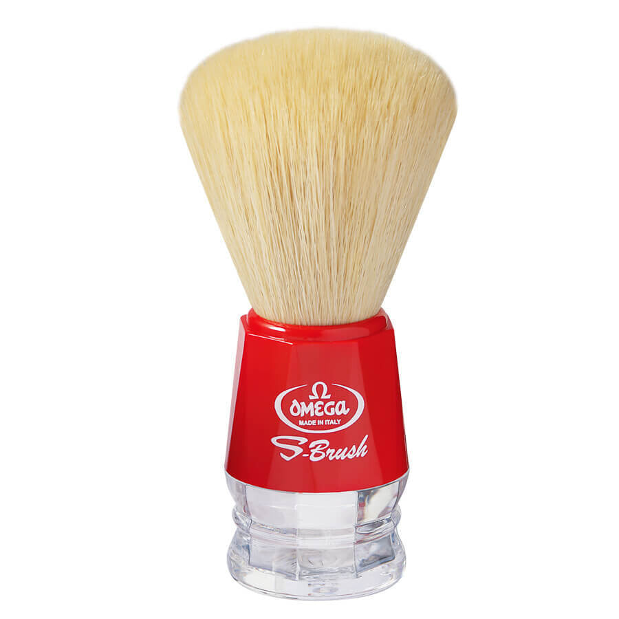 Omega S-Brush Synthetic Fibers - Red