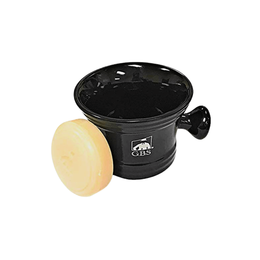 GBS 8 Piece Shaving Kit - Mug, Brush, Straight Razor, Shaving Soap, Strop, Alum Block, Strop Paste, and Case