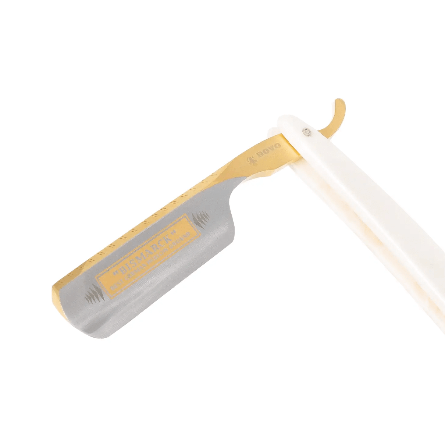 Dovo Bismark Straight Razor with Acrylic Perla Scales