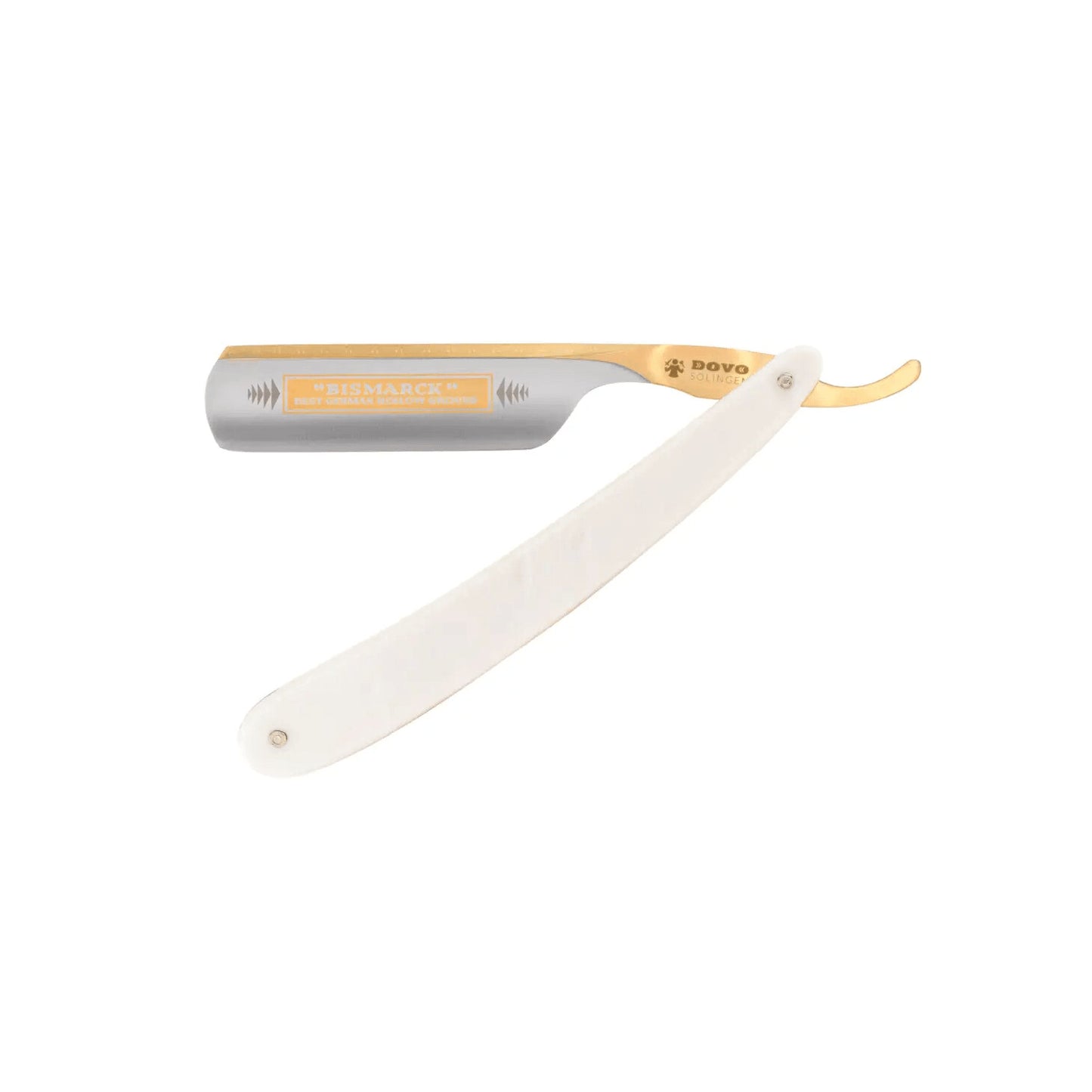 Dovo Bismark Straight Razor with Acrylic Perla Scales