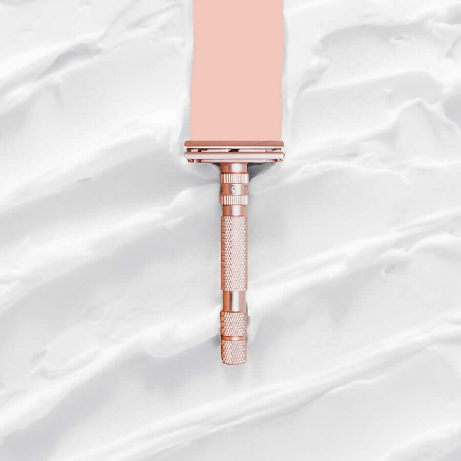 Rockwell T2 Adjustable Double Edge Razor - Rose Gold