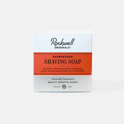 Rockwell Barbershop Shave Soap in Wooden Bowl