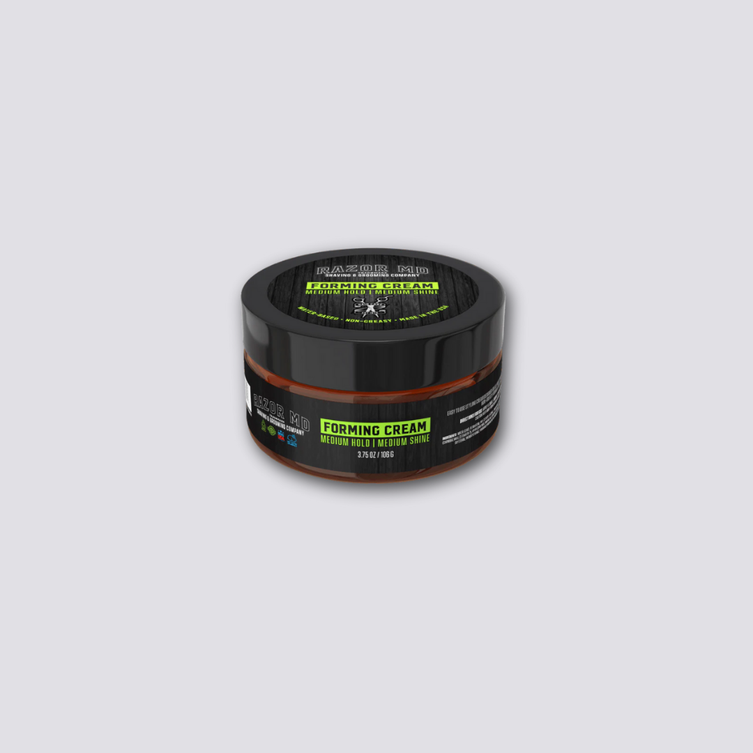 RAZOR MD Hair Styling Forming Cream - Water Based  - 3.75oz - MADE IN USA