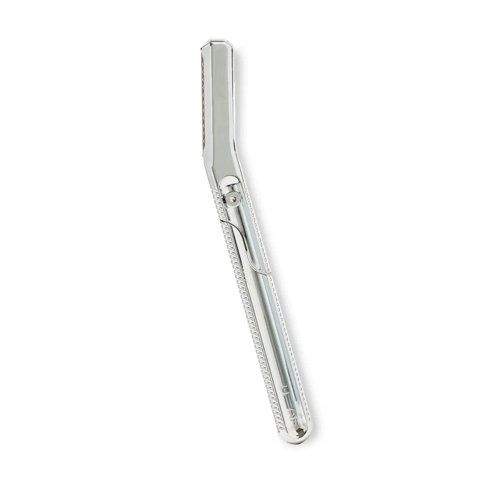 Leaf Dermaplaner, Eco-Friendly, Triple Blade, Pivoting Head - Chrome