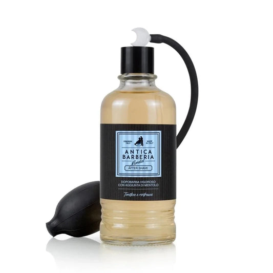 Antica Barberia Mondial Professional Original Talc Vigoroso 400ml Aftershave with Atomizer
