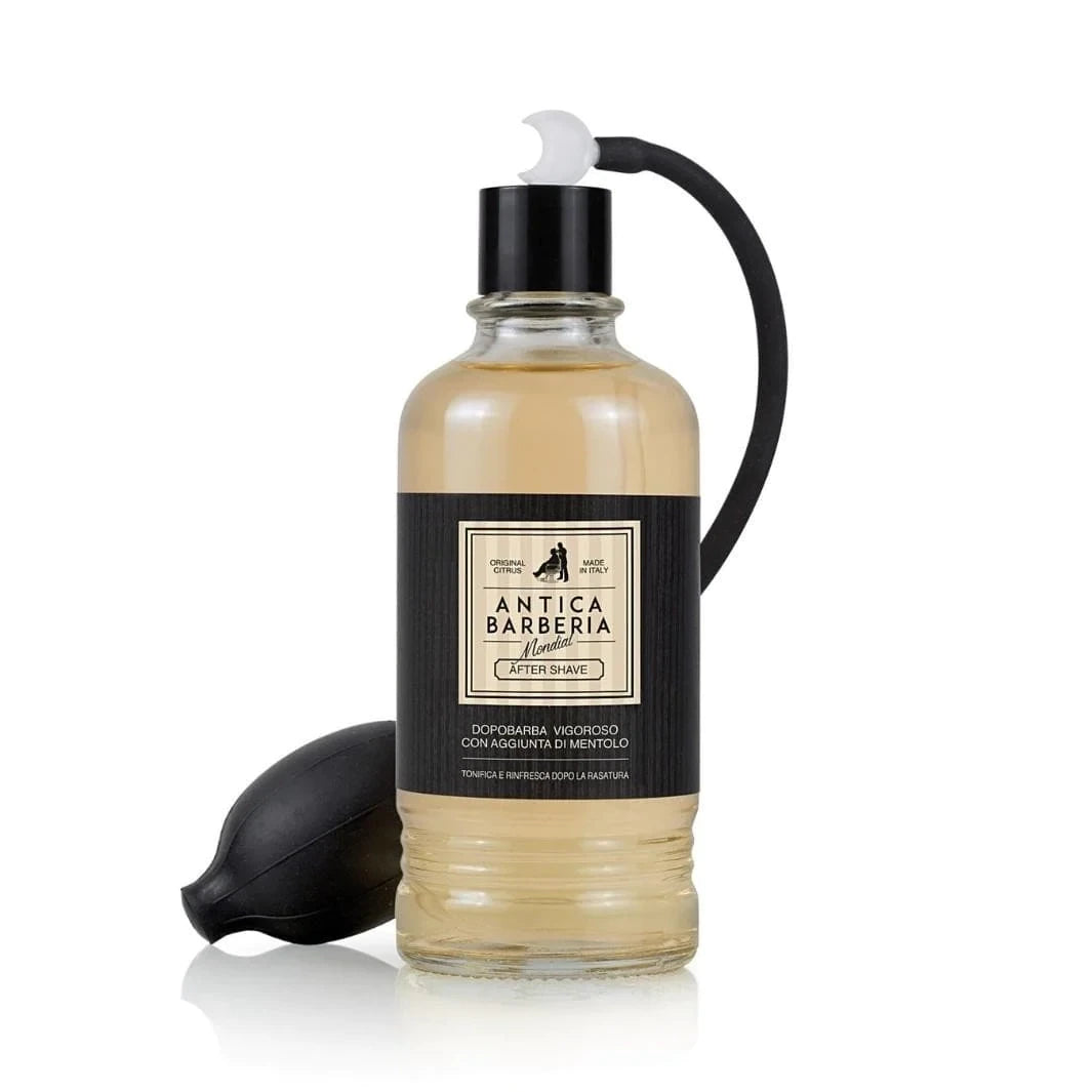 Antica Barberia Mondial Professional Original Citrus Vigoroso 400ml Aftershave with Atomizer