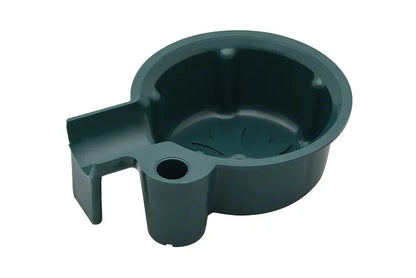 Plastic Shaving Lather Bowl, Traveling Lather Bowl, Bowl for Shaving with Razor and Brush Holder - Green