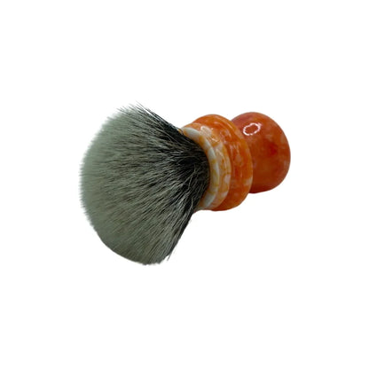 Nameless Workx Deep Flames Hand-Turned Shaving Brush - Premium Synthetic G5C Knot
