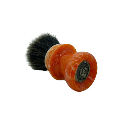 Nameless Workx Deep Flames Hand-Turned Shaving Brush - Premium Synthetic G5C Knot