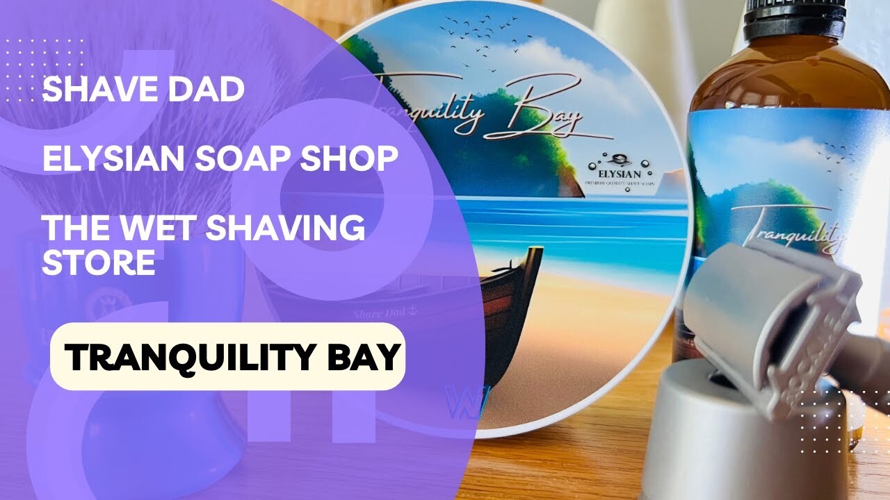 Shave Dad Tranquility Bay Artisan After Shave Balm by Elysian Soap